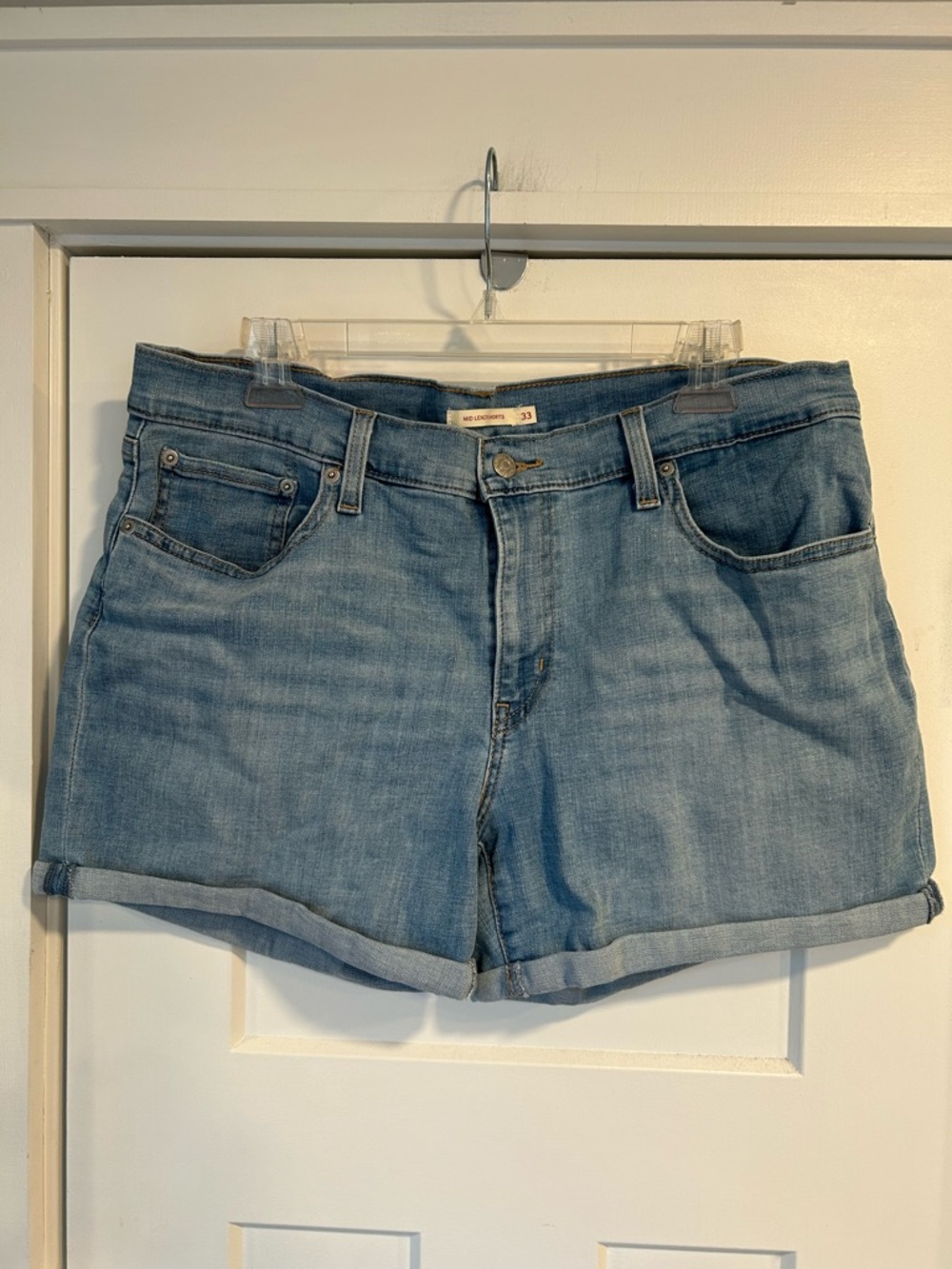 Levi’s Mid-Length Jean Shorts Size 33
